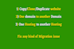 migrate wordpress website from one place to another