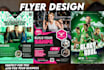 design real estate flyers, business, sales, events, restaurants flyer or poster
