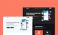create responsive modern website using html, css,  and javascript
