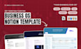 create a custom notion template within 24h