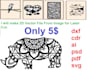 draw custom vector file for laser cut dxf, cdr, svg, ai, PDF