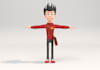 3d character modeling, texturing and rigging