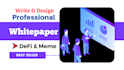 design and write whitepaper or researched crypto ico whitepaper