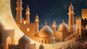 create a 3d eid mubarak video animation