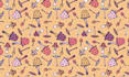 create a seamless pattern for textile, print, or digital use