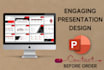 create a professional and modern presentation in 10 hours