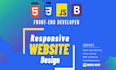 create responsive website using HTML CSS javascropt bootstrap and others