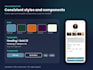 design mobile app UI UX and web app screens in figma