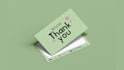 create a thankyou card stand out with playful design