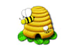design high quality bee logo in high definition