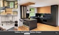 design photorealistic 3d kitchen, interior and exterior renders