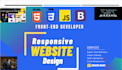 create a responsive website using react js, HTML, CSS, and javascript