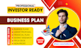 write an investor ready business plan and financial plan