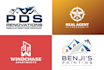 design real estate, home, property, construction logo