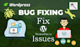 fix or repair your wordpress errors, bugs, issues or problems