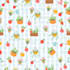 do cute seamless pattern design for fabric and wallpaper