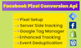 setup facebook pixel, conversion API, server side tracking with GTM