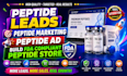get peptide leads peptide marketing peptide ad build fda compliant peptide store