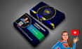 design professional business card in 24 hours