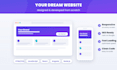 design and develop your dream website from scratch as full stack developer