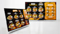 design menu boards digital tv for restaurant