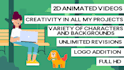 create 2d animated explainer videos