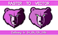 redesign logo or image with precise vector tracing and clean high quality output