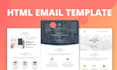 create professional html email template or newsletter