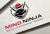 design modern awesome ninja logo