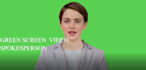 create a green screen video spokesperson in 24hrs