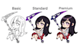 draw chibi anime style for merchandise