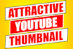design amazing clickbait youtube thumbnail as you wish