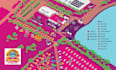do isometric event map vector 3d festival maps illustrations