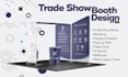 design trade show booth, backdrop and banner for your exhibition