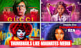 design high CTR youtube thumbnails in any style