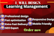develop wordpress lms website with learndash lms, tutor lms