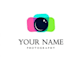 esign handwritten signature photography logo with camera