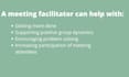 facilitate your team or group meeting