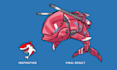 draw cute mecha robot mascot cartoon character in my style