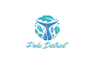 design outstanding fish salad logo with express delivery