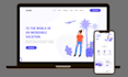 create a responsive HTML landing page using HTML CSS bootstrap5