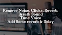 clean, edit and tune any audio files