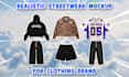 create realistic streetwear mockups for your clothing brand
