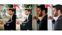remove background objects and watermark, photoshop editing