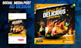 do creative social media post design, ads, and banner