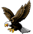 design a professional modern eagle logo