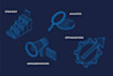 design unique isometric icons and illustrations