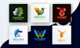 create modern animal gradient logo design