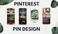 design SEO optimized pinterest pins and boards