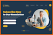 create modern landing page design